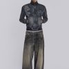 Jaded London Smoke Denim Bomber | Outerwear