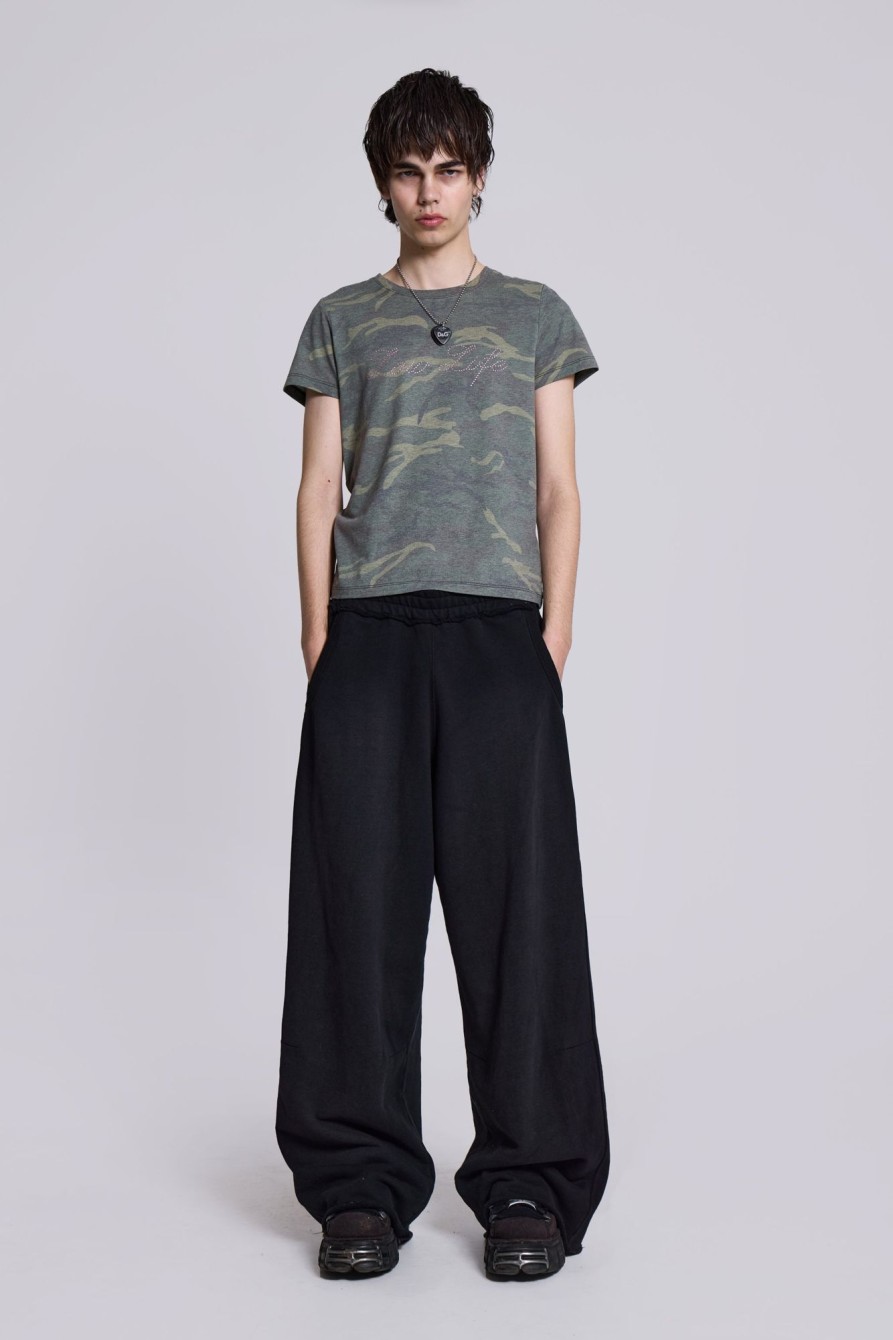 Jaded London Black Monster Joggers | Basics