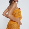 Jaded London Honolulu Asymmetric Crochet Mini Skirt | Beach Cover Ups