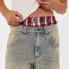 Jaded London Multi Tartan Boxer Short | Shorts & Jorts