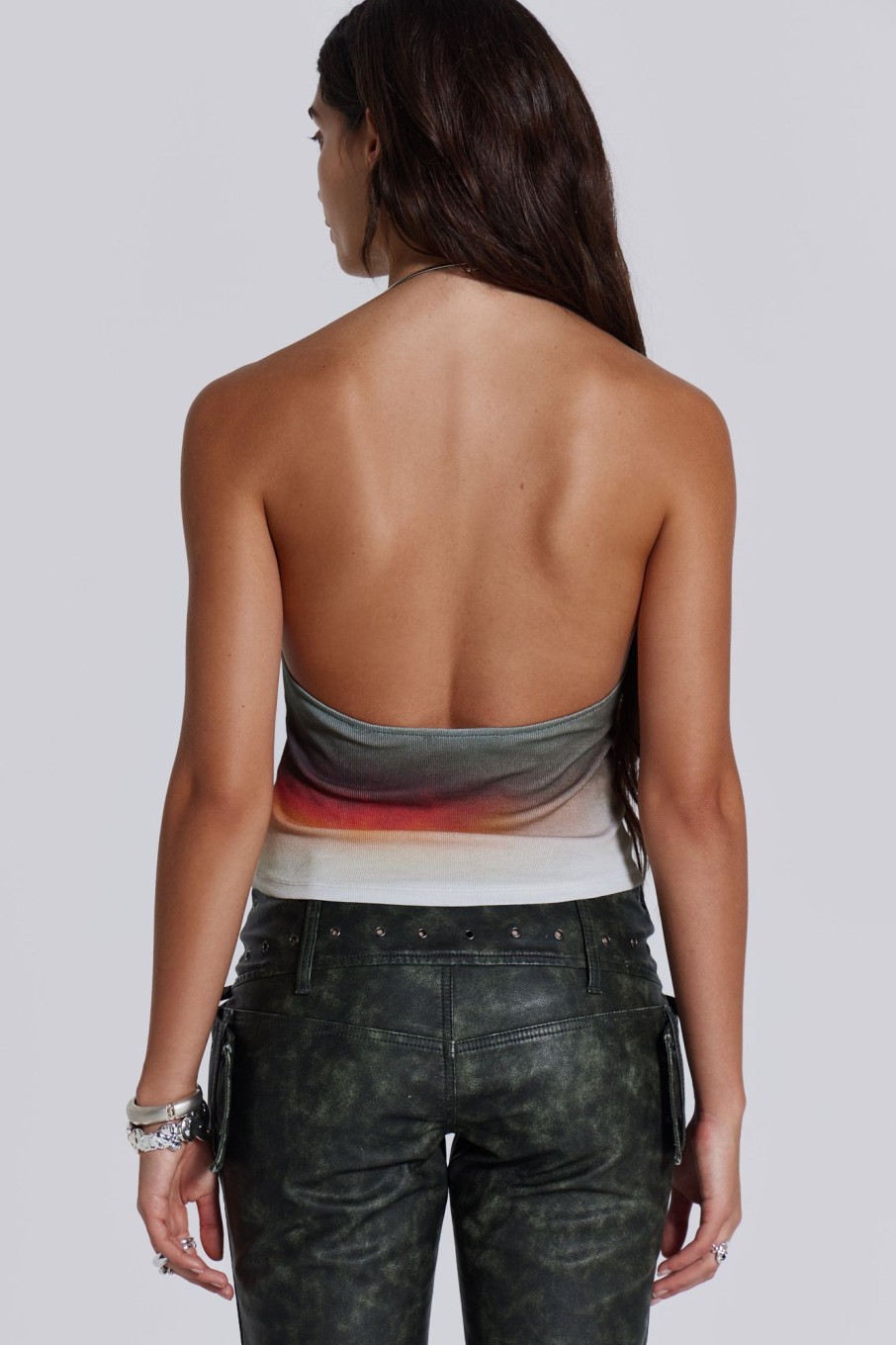 Jaded London Kira Halter Top | Knitwear